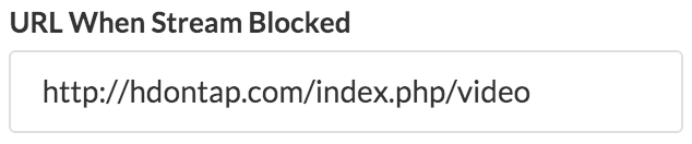 HDOnTap Blocked Stream URL