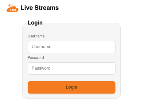 HDOnTap Recording System Login